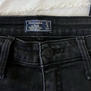 Abercrombie & Fitch black jeggings